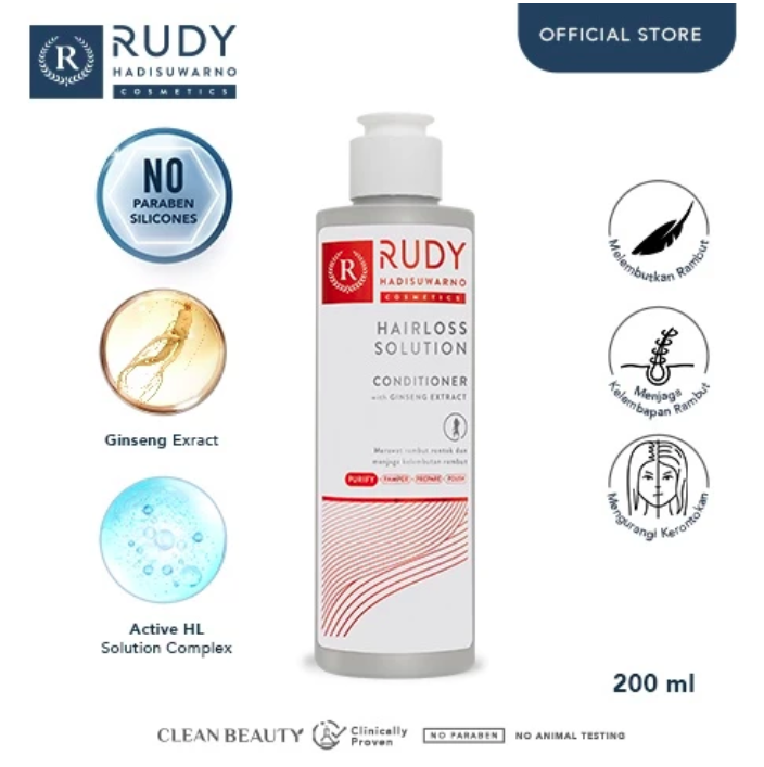Rudy Hadisuwarno Oetomo Rudy Hadisuwarno Cosmetics Hairloss Solution Conditioner