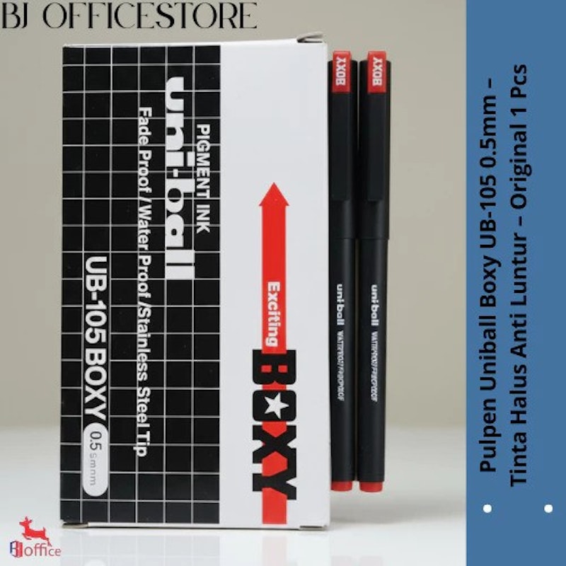 Uniball Boxy Waterproof-Fadeproof Pen 2