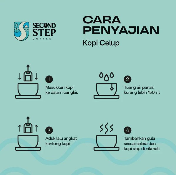 Second Step Coffee Roastery Second Step Kopi Celup Arabika Flores