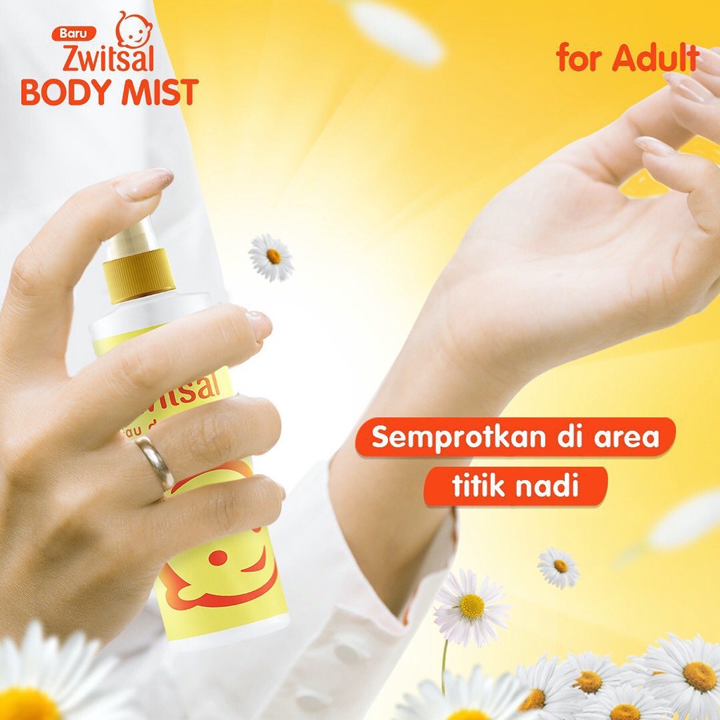 Unilever Zwitsal Eau De Zwitsal Body Mist for Adult