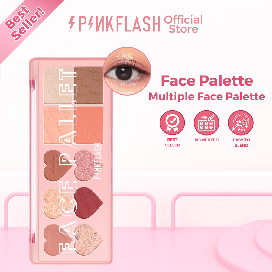 OhMyLove 4 in 1 Multiple Face Palette Eyeshadow - Mandarin Latte 3