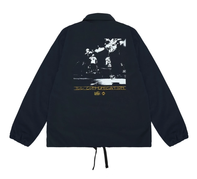 Biensi Fesyenindo Three2nd x Beastie Boys Coach Jacket Communication 050225