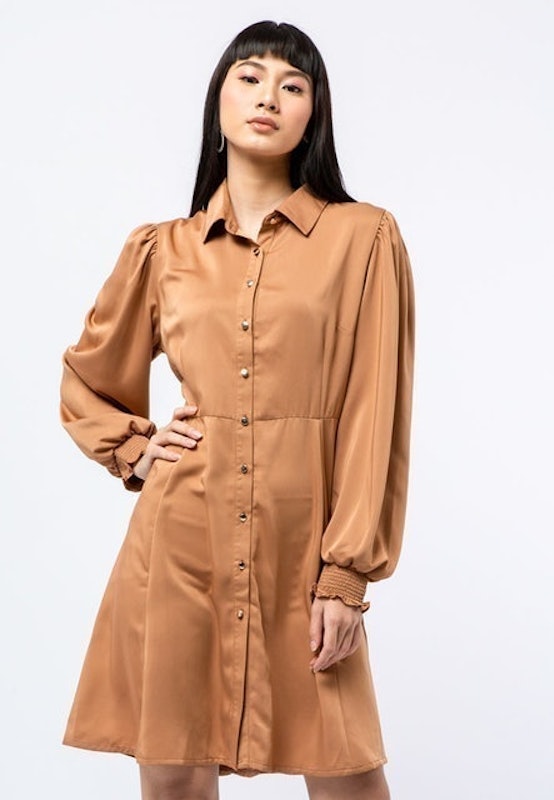 The Executive Long Sleeves Mini Dress 1
