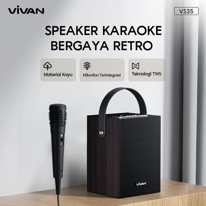 VIVAN Speaker Karaoke Bluetooth VS35