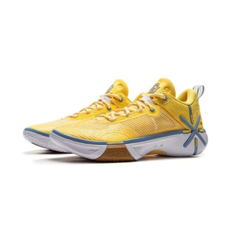 Li-Ning Sepatu Basket Wade Shadow 6 V2 Peach 2