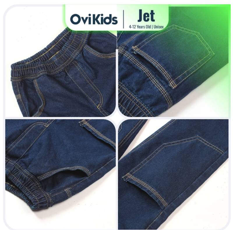 OVIKIDS Jet Baggy Jeans Anak Laki-Laki 4-12 Tahun 2