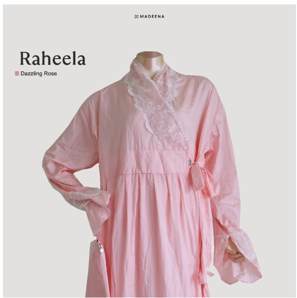 Madina Raihan Makmur Madeena Mukena Terusan Premium Raheela Series