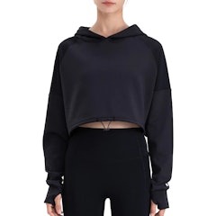 Reytorrm Hoodie Crop Top Long Sleeve