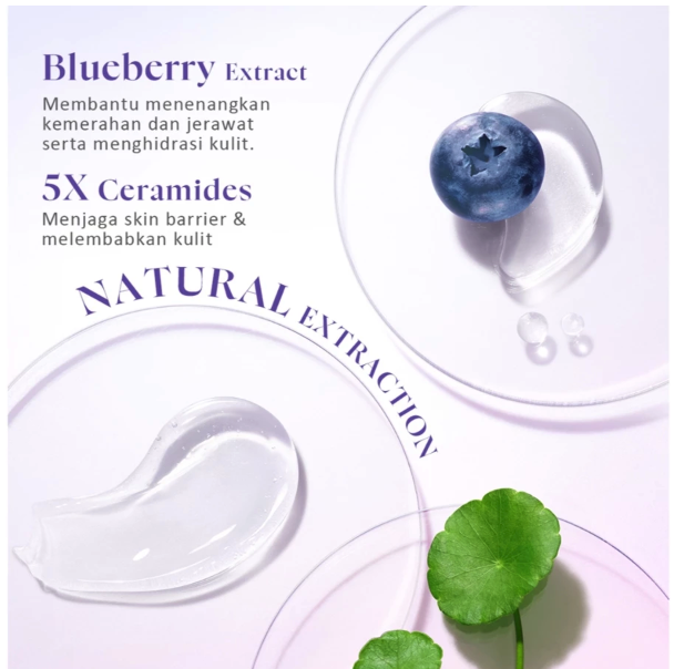 Suntone Wisdom Indonesia Glad2Glow Blueberry Ceramide Low pH Gel Cleanser