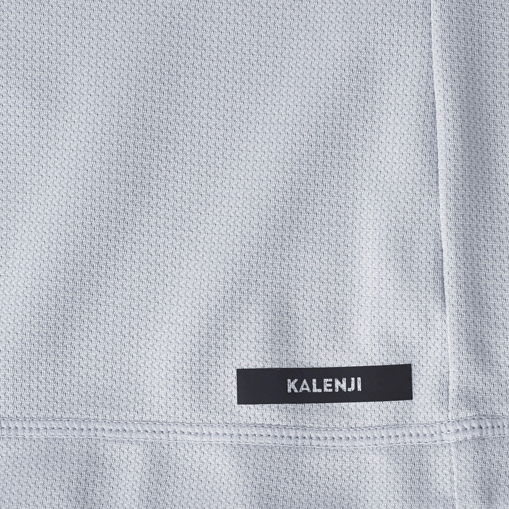 Decathlon Kalenji Baju Olahraga Lari Pria Dry Abu-Abu 3