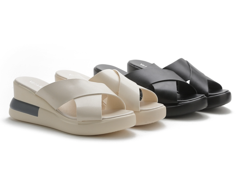 Sandal wedges wanita terbaru discount