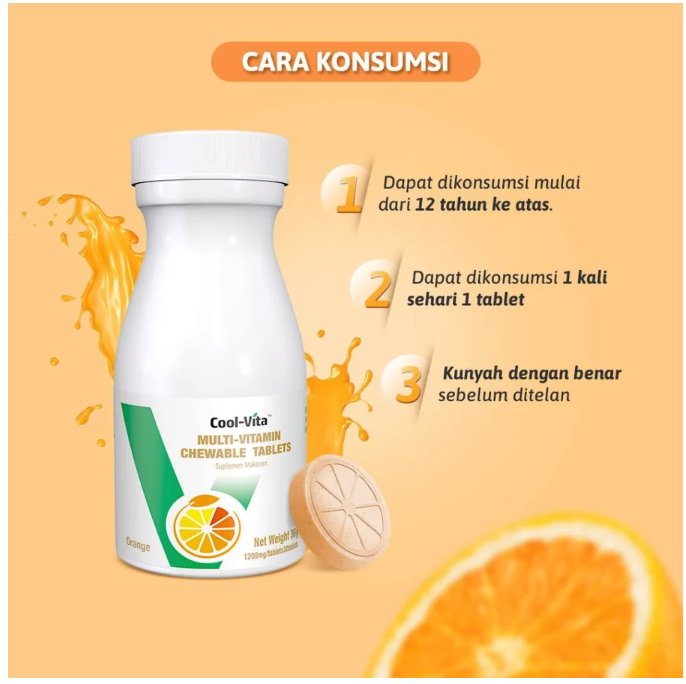 Coolvita Maju Sehat Cool-Vita® Multivitamin Chewable Tablets