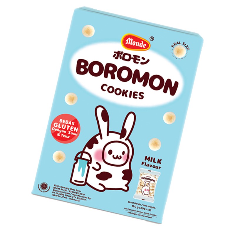 Monde Mahkota Biscuit Monde Boromon Cookies Milk