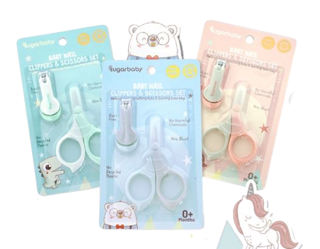 2in1 Baby Nail Clippers & Scissors Set 