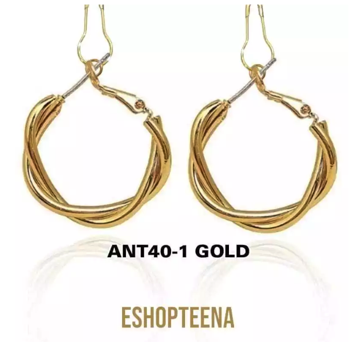  Anting Hijab Bulat Tebal Peniti A67