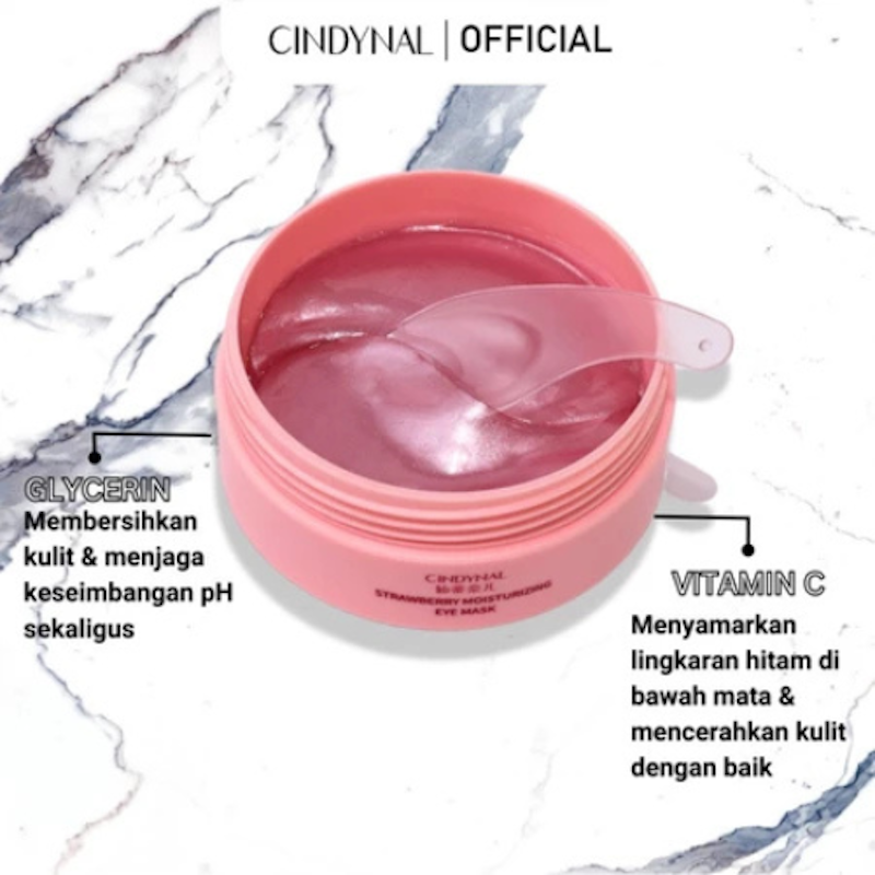 CYNDINAL Strawberry Moisturizing Eye Mask 3