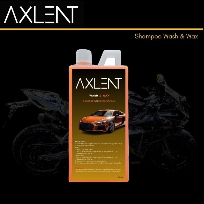 Axlent Wash and Wax 1 liter 2
