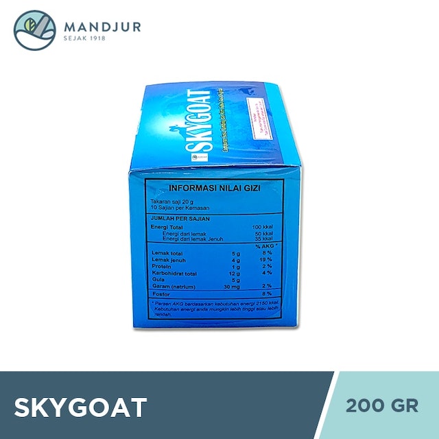 SOLUSKY Skygoat Campuran Susu Kambing dan Krim Bubuk Rasa Original