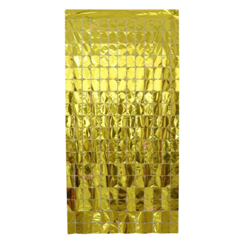 Tirai Foil Kotak Metalik 1