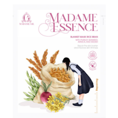 Madame Essence Blanket Mask Rice Bran with Pursley, Seaweed, Arnica, and Radish