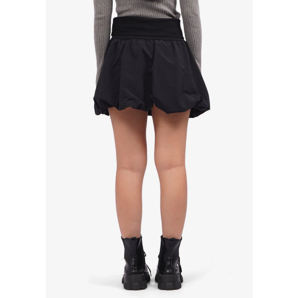 Delamibrands Kharisma Busana COLORBOX Balloon Mini Skirt Black
