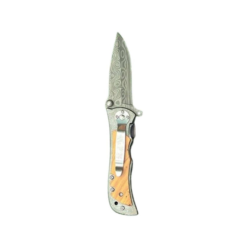 ALLTREK Pisau Lipat Camping Tribal A Survival Folding Knife 1