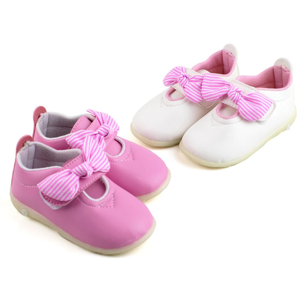  Happy Baby Sepatu Bayi Bunyi Perempuan  PCB-891 WP