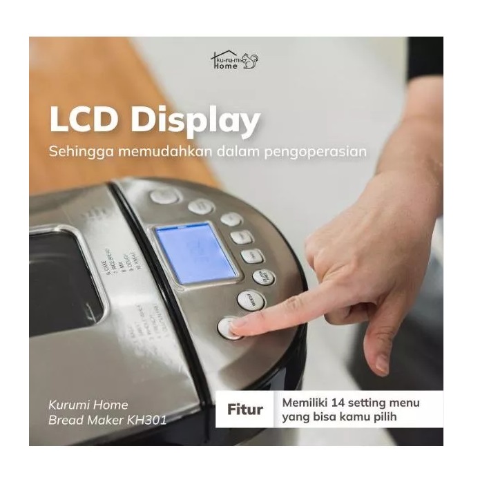 Kurumi Indonesia Kurumi Home Bread Maker KH 301