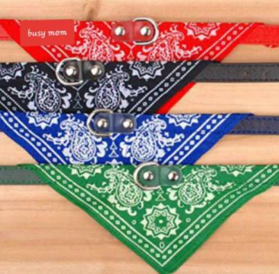 Dog Collar Cowboy Scarf Bandana