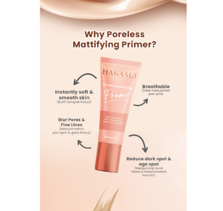 Eka Jaya Internasional Hanasui Poreless Mattifying Primer 