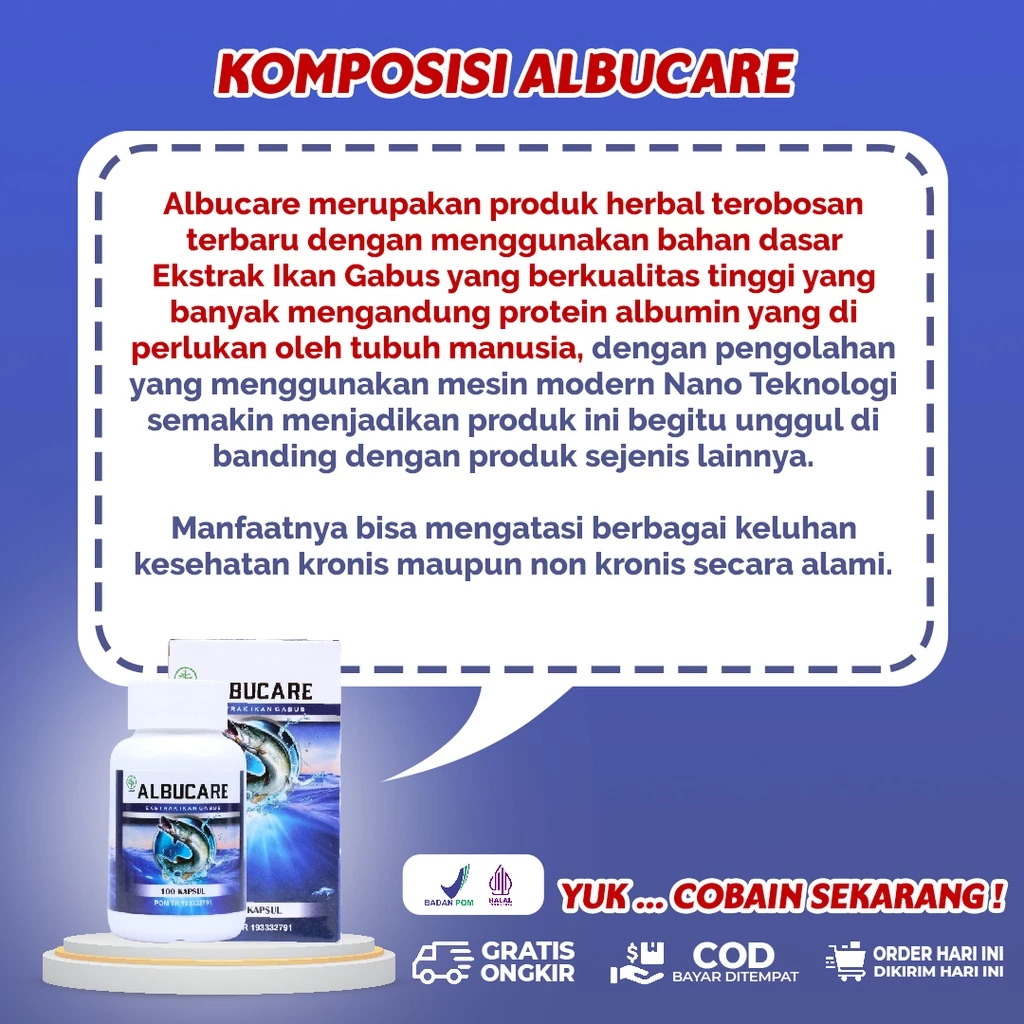 Sami Mandjoer Albucare (Ekstrak Ikan Gabus)