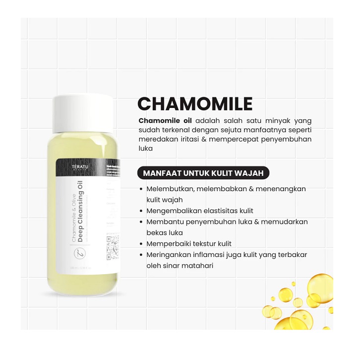Fandi Universal Kosmekreasi Tératu Beauty Chamomile & Olive Deep Cleansing Oil