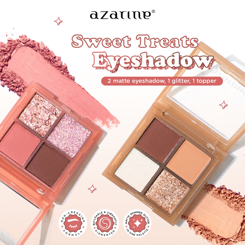 Wahana Kosmetika Indonesia Azarine® Sweet Treats Eyeshadow 02 Choco Bar
