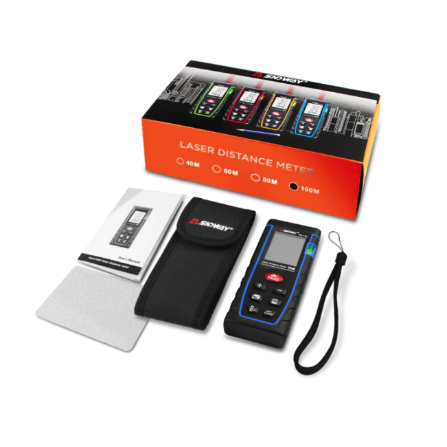 SNDWAY Meteran Laser Digital Distance 100 Meter ｜ SW-T100