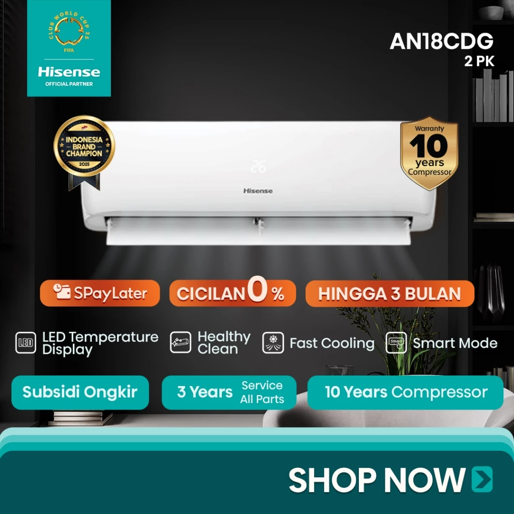 Hisense Distribution Limited Hisense AC Split 2 PK AN18CDG