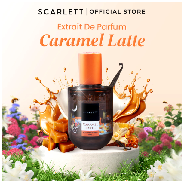 Opto Lingkar Sejahtera Scarlett Whitening Extrait De Parfum Caramel Latte 