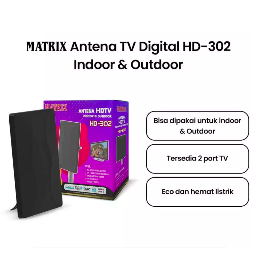 Stella Satindo Matrix Antena TV Digital HD 302