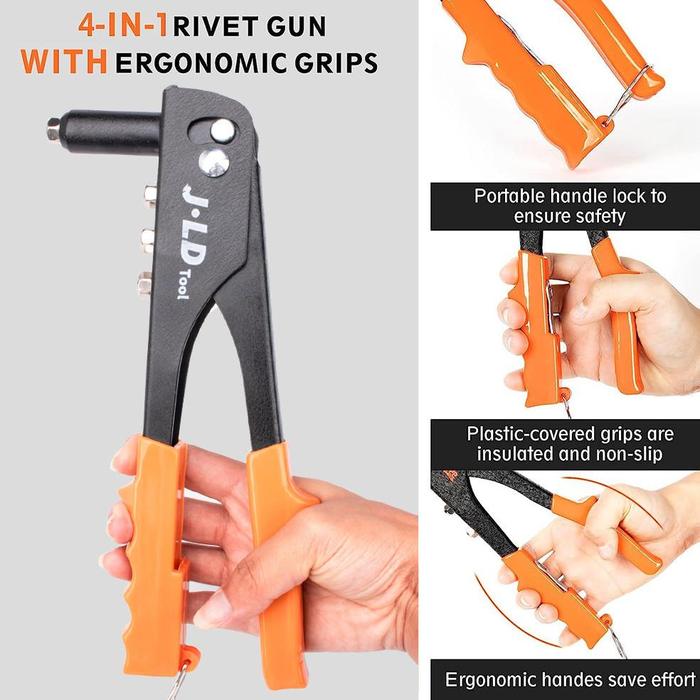 Qingdao Meizhilan Industry and Trade - JLD Tang Rivet  J.LD Tool Hand Riverter 9.5 Inch J-8016