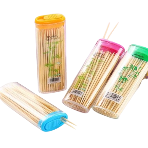 Tusuk Gigi Bambu Kemasan Botol Kecil