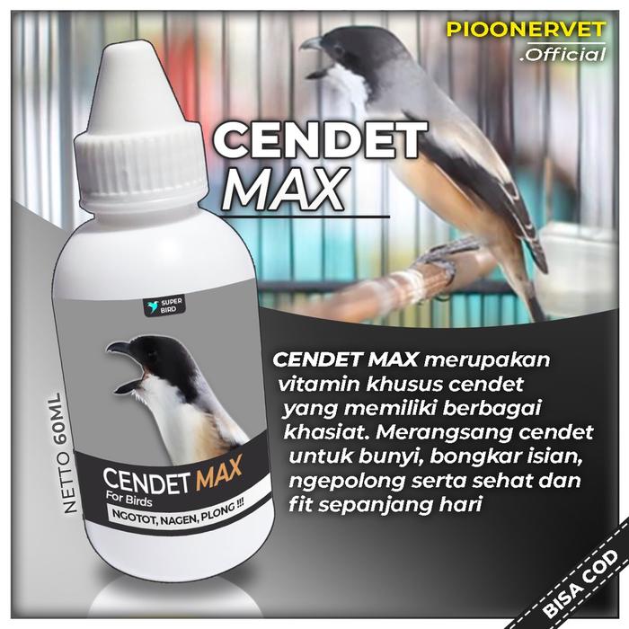  CENDET MAX Vitamin Burung