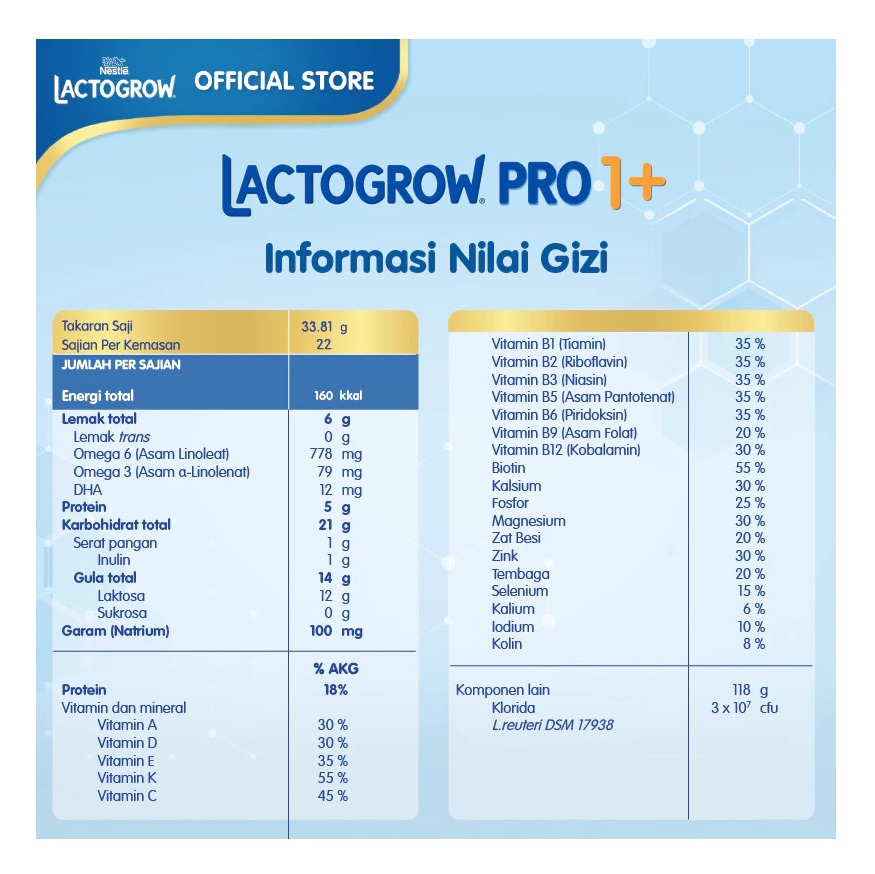 Nestlé Lactogrow Pro 1+ Original