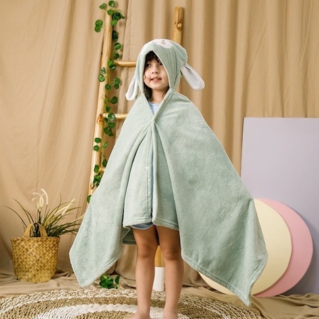 Kottonville Handuk Mandi Ponco Hoodie Towel