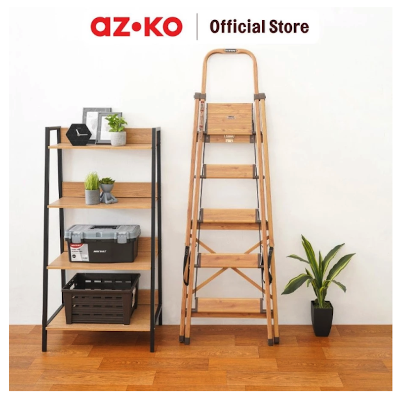 AZKO Fixsteps Tangga Lipat Motif Kayu 2