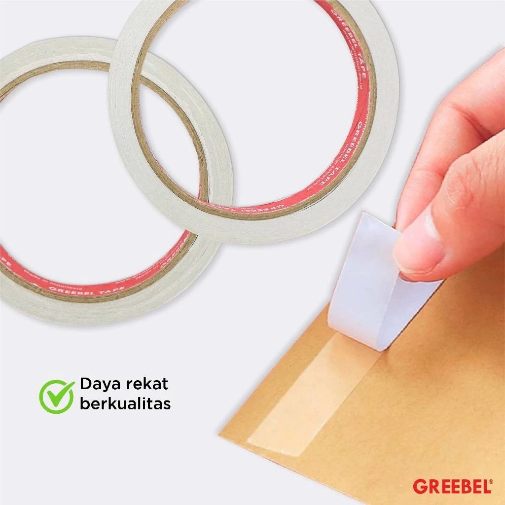 Suryamas Cipta Sentosa GREEBEL Opp Double Tape 12 mm
