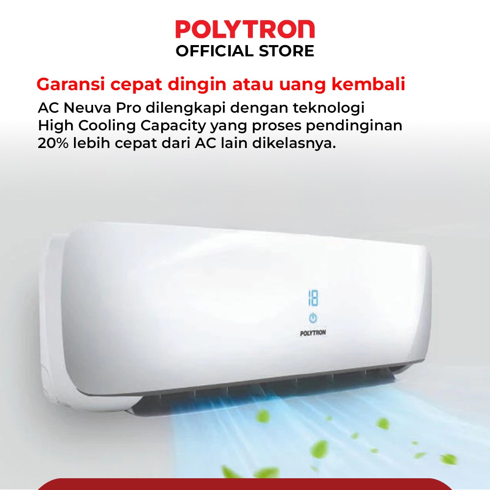 Hartono Istana Teknologi Polytron AC Smart Neuva Pro 1 PK PAC-09VZSI