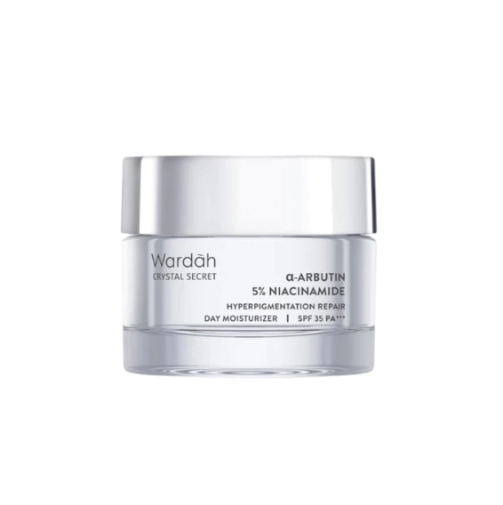 Wardah ｜ Crystal Secret α-Arbutin 5% Niacinamide SPF 35 PA+++ Day Moisturizer