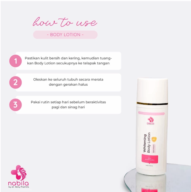Derma Beauty Indonesia Nabila by dr. Heny Pramita Whitening Body Lotion