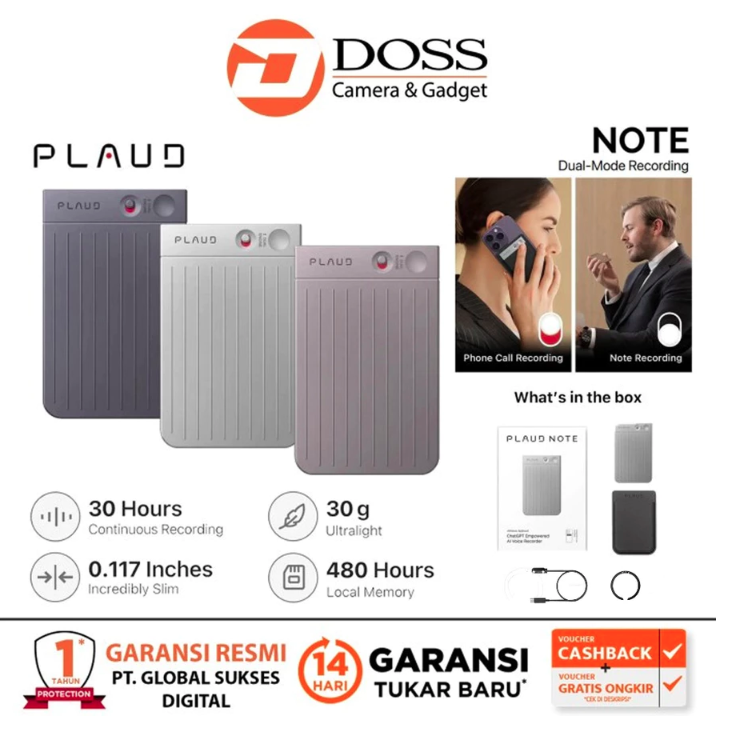 ‎Shenzen Smart Connect Technology Plaud Note AI Voice Recorder Empowered