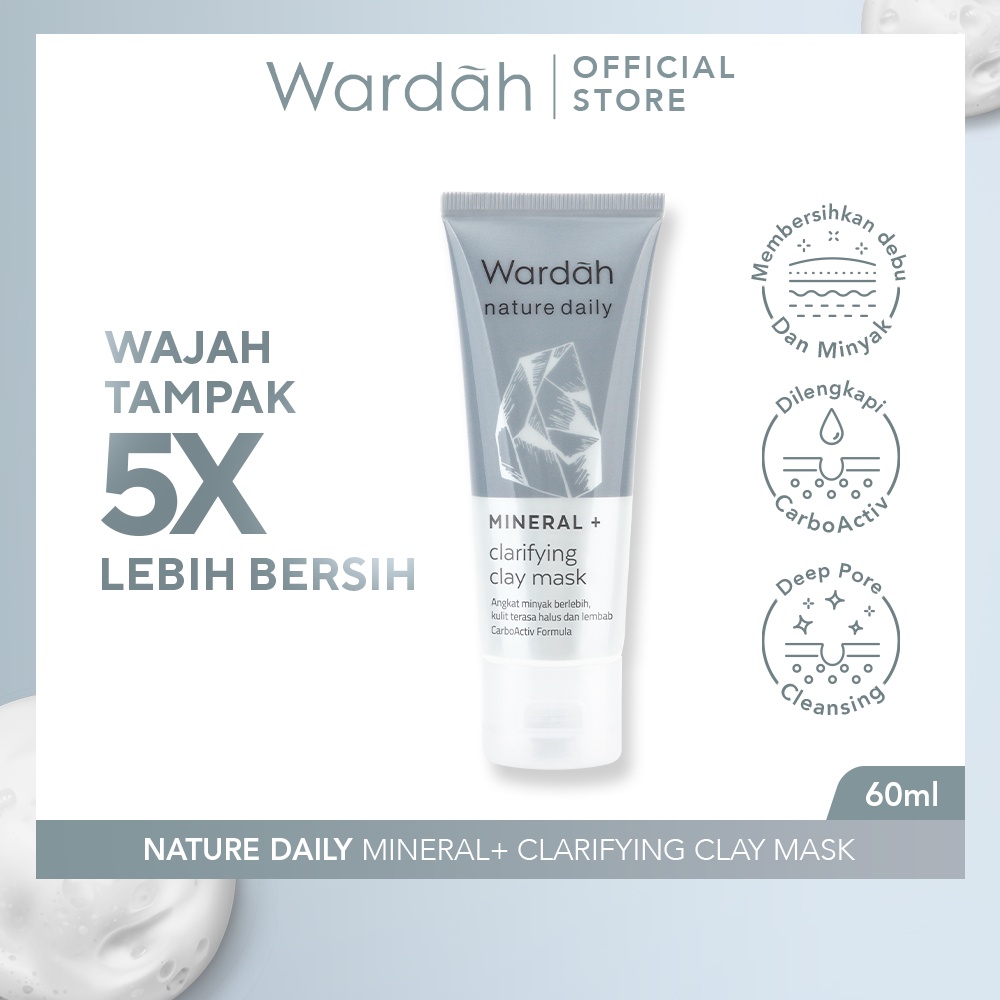 Paragon Technology and Innovation Wardah Nature Daily Mineral+ Clarifying Clay Mask