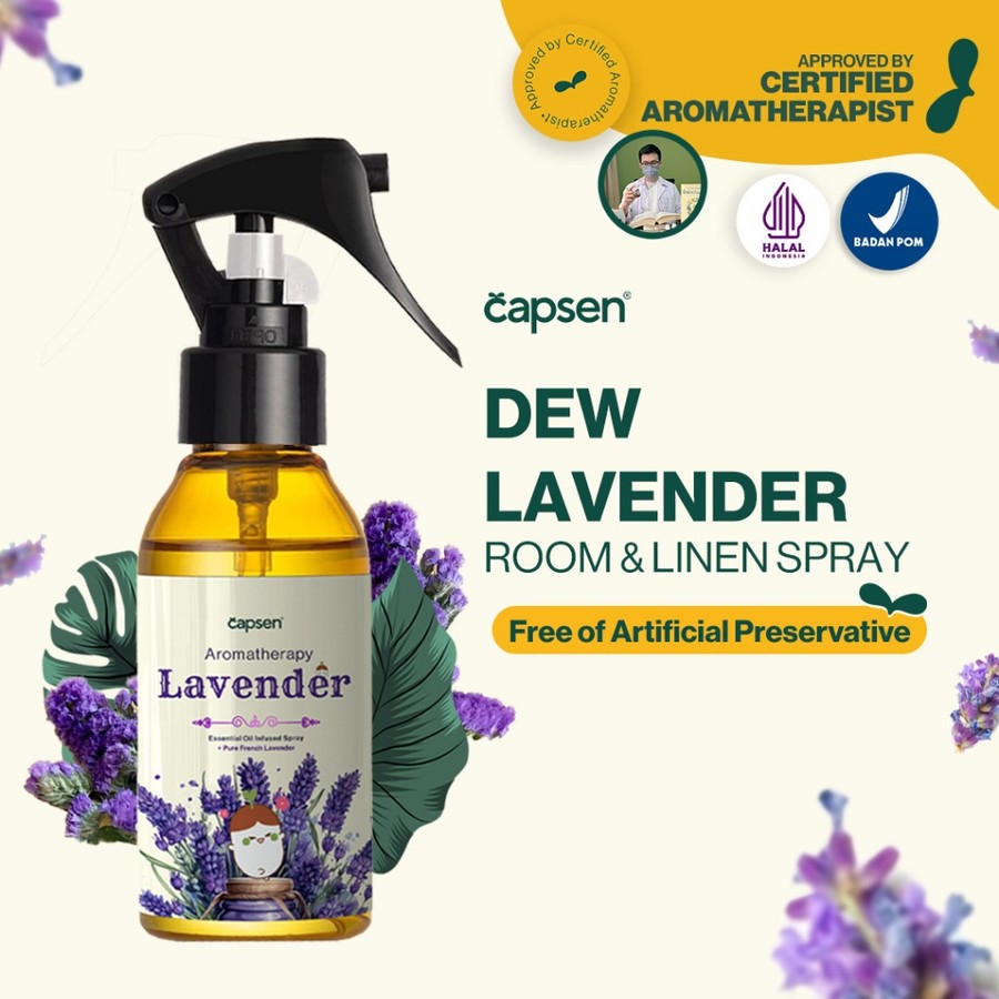  Capsen Dew Lavender Linen and Room Spray